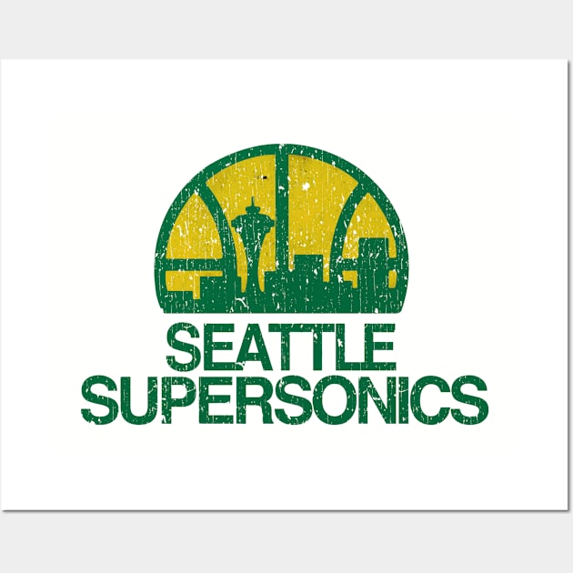 Seattle SuperSonics 1967 Wall Art by oxvaslim